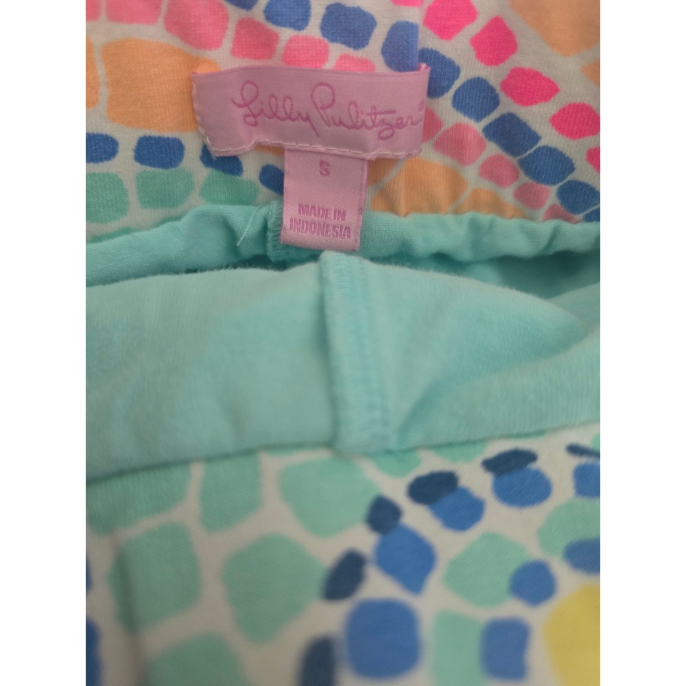 Lilly Pulitzer Skort Womens Small Mosaic Seashell Pink Blue Golf Tennis - Picture 4 of 6